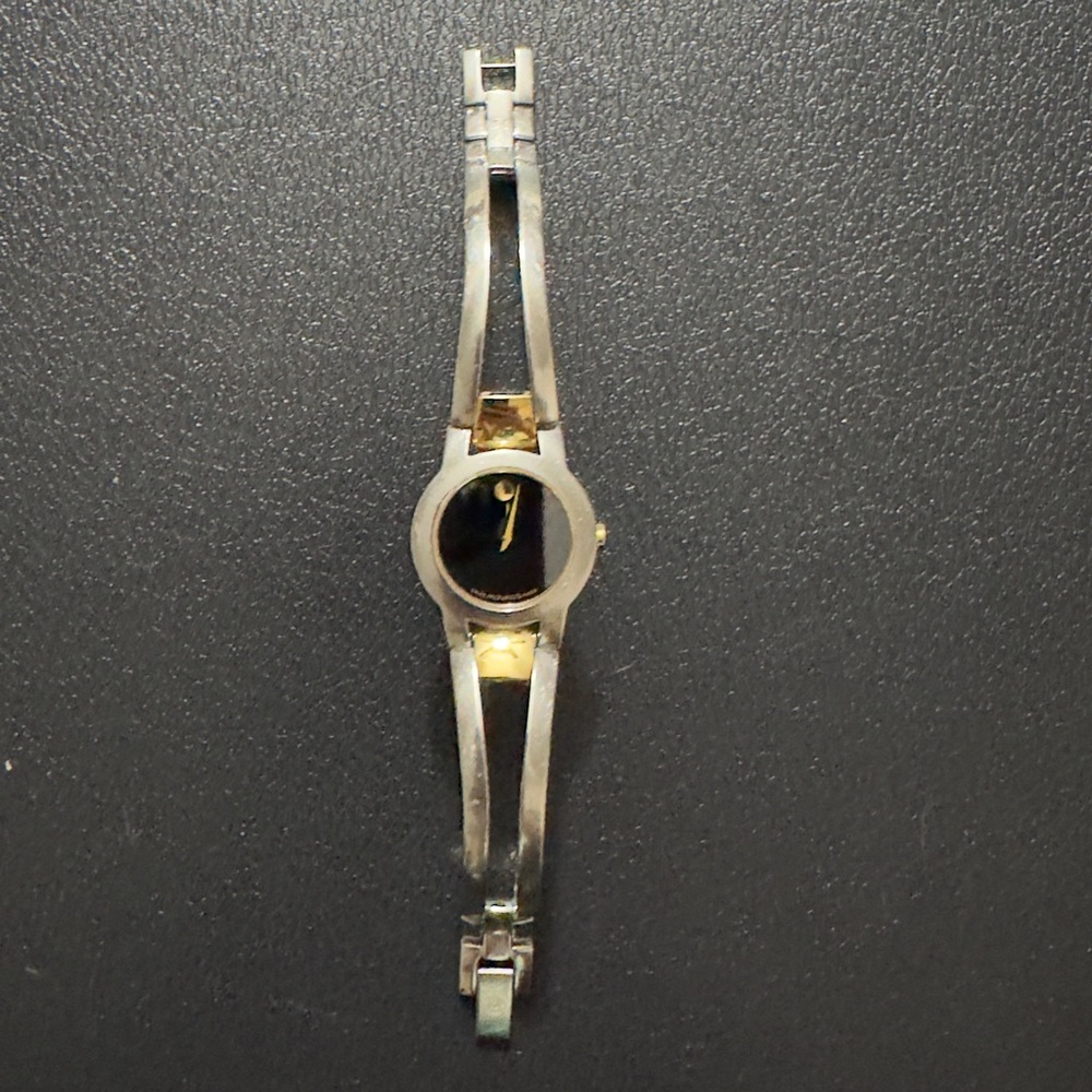 Women's Amorosa Movado Bracelet Watch, 2 tone gold and silver